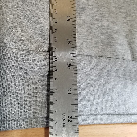 Under Armour Women's Sweatshirt Overized Grey Icon Fleece Half Zip Pullover 2XL - Picture 8 of 14